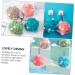 5pcs Sponge Bath Balls - Soft Loofah Scrubbers for Kids & Adults | Perfect Shower & Bath Sponge Set - Buy Online on GoSupps.com