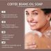 homomdy Coffee soap natural soap with serum oils deep cleansing longlasting scent mild exfoliation moisturizing and nourishing reduces dull skin brightens smooth skin for all skin types 1pcs - Buy Online on GoSupps.com