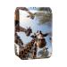 Lipstick Case Leather Lip Gloss Lipstick Organizer with Mirror Mini Lipstick Holder Bag Forest Animals Funny Giraffe Z965g7uqsb
