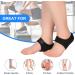 SupreGear Plantar Fasciitis Heel Cups 2-Pack - U Shape Gel Pad Heel Cushion Protectors for Men & Women - Black L - Buy Online on GoSupps.com
