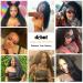 D BUT Synthetic Hair Bundles - 7pcs Afro Kinky Curly Weaving 55/60/65 cm 220g High Temperature Fiber (1B) - International Shipping - Buy Online on GoSupps.com