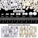 Flat Back Nail Art Crystal Rhinestones & Pearl Set - 4 Boxes (Colorful, AB, Transparent White) - Includes Picker Pencil & Tweezer - For Home DIY and Professional Use - Buy Online on GoSupps.com