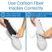 ViveSole Carbon Fiber Insoles for Men & Women | Hallux Rigid Relief Foot Fracture & Arthritis Support | Turf Toe Plate | Sports & Hiking | 4X-Large - Buy Online on GoSupps.com
