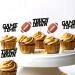 Keaziu 24 Pack Rugby Ball Cupcake Topper Touch Down Game Time Cupcake Picks Rugby Ball Themed Soccer Ball Toothpicks for Men Boys Birthday Decorations 1 Rugby 1 - Buy Online on GoSupps.com