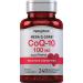Piping Rock CoQ10 100mg | 240 Softgels | Enhanced Absorption Supplement for Women and Men | Non-GMO Gluten Free