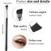 Lusofie 3pcs Eyeliner Brush Set - Professional Eye Makeup Brushes for Angled Eyeliner, Concealer, and Beveled Eyebrows - Buy Online on GoSupps.com