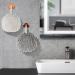LIUVTILB 2 Pack Fuzzy Ball Towels - Super Fluffy Chenille Hand Towels - High Absorbency - Gray + White - Buy Online on GoSupps.com