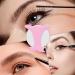 Eyeshadow Template Reusable Makeup Tool Eyeliner Model Quick Eye Guide Accurate Eyebrow Shaper Multifunctional Cosmetic Measuring Tool for Beginners Pink - Buy Online on GoSupps.com