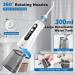MiTdir Water Dental Flosser Oral Irrigator | 5 Jet Tips, 4 Modes, IPX7 Waterproof, 300ML Tank | Portable Cordless Teeth Cleaner - White - Buy Online on GoSupps.com