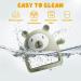 COZYPANDA Baby Teething Toys 0-12 Months - Silicone Teether for Sore Gums, BPA Free - Sage Color - Soothing Chew Toy for Boys and Girls - Buy Online on GoSupps.com