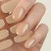 DANNI & TONI Semi-Cured Gel Nail Foils (Serene Sunset) Khaki Glare Shiny Nail Set UV Gel Nail Foil Nail Design Nail Foil Self-Adhesive Wraps 28 Stickers Serene Sunset-en
