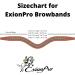 ExionPro White Crystal Browband for Horses - Full Cob Pony Sizes, Brown & Black Color Options, Equestrian Accessory - Buy Online on GoSupps.com