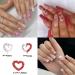 28PCS Heart Nail Art Charms Set - Gold & Silver Metal with Rhinestones & Pearls - Luxurious Nail Supplies for Women & Girls - DIY Nail Accessories - Buy Online on GoSupps.com
