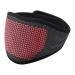 Joberio heated neck support |Magnetic wormwood neck warmer made of fiber-portable neck support to relieve fatigue warm unisex neck and shoulder protection black and red dot