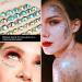 Face Gems Rhinestones Eye Jewels Stickers - Festival Diamonds Makeup for Eyes Hair Body Proms Decorations (White) - Buy Online on GoSupps.com