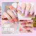 Shop Mopray Poly Nail Gel Set - 6 Color Acrylic Gel for Beginners & Professionals | Nude Gold & Transparent Starter Kit with Manicure Tools - Buy Online on GoSupps.com