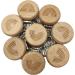 Arakierst 5pcs Natural Wood Beech Animal Suspender Pacifier Clips - DIY Beading Accessory - Buy Online on GoSupps.com
