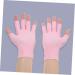 Mikinona UV NAIL GLOVES 1 Pair Nail Gloves Protective Gloves Nail Art Uv Gloves Nails Gel Nail Uv Gloves Gel for Nails Nail Fingerless Mittens Spandex Nail Polish Sun Protection Pink - Buy Online on GoSupps.com