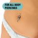 Base Labs Piercing Aftercare Spray | 4oz | Cleanses, Sterilizes & Soothes | Saline Solution for Piercings | Healing Treatment for Ears, Nose, Body & Belly Piercings - Buy Online on GoSupps.com