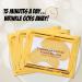 Nielies 30 Pairs 24K Collagen Eye Pad + 30 Pairs Collagen Lip Mask - Hydrating and Anti-Aging Set for Dark Circles and Puffiness - Gold - Buy Online on GoSupps.com