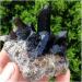 Natural Crystal Rough 200-300g Rare Natural Beautiful Black Quartz Crystal Cluster Tibetan Specimen Decoration Gift - Buy Online on GoSupps.com
