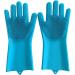Dishwashing Gloves Reusable Brush Scrubber Gloves - Waterproof Household Cleaning Tools for Shower Room Car Cleaning Pet Care Clothes Quilt Umifica - Buy Online on GoSupps.com
