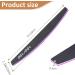 Professional 100/180 Grit Double-Sided Emery Board Nail Files Set - 12PC Washable Tools for Manicure in Black - Buy Online on GoSupps.com