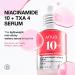 Anua Glass Skin Prep Duo 10% Niacinamide+4% Tranexamic Acid Serum & Heartleaf 77 Soothing Toner for glow skin Hyaluronic Acid Vitamin B12 Calming Hydrating pH balance Korean Skincare Set - Buy Online on GoSupps.com