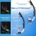 Zeeporte Dive Snorkeling Gear Set | Panoramic View Mask, Anti-Fog Snorkel, Dive Flippers & Gear Bag | Adults & Kids | Black M Flipper - Buy Online on GoSupps.com