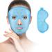 Cooling Mask Gel Eye Mask Reusable Hot Cold Eye Mask Soft Plush Backing Face SPA for Dark Circles or Puffiness/Eye Bags/Dry Eyes/Headaches/Migraines/Stress Relief Eye Mask + face Mask
