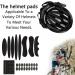 YXHZVON Universal Bicycle Helmet Pad - Replacement Foam & Velcro Sponge for Bikes & Motorcycles - Kids & Adults - Black - Buy Online on GoSupps.com