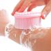 Multifunctional Silicone Body Scrubber Loofah - Soft, Skin-Friendly, Easy to Clean - Scalp Massage Tool - Durable & Hygienic - Ideal for People and Pets - Pink (1 Count) - Buy Online on GoSupps.com