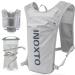 Inoxto drinking vest backpack light water running vest with 1.5 l water bladder daily backpack for hiking trail running cycling racing marathon for women and men black green basic