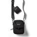 Purrfects Dog Walking Bag Crossbody with Dog Treat Pouch (Black) - Poop Bag Roll Dispenser Durable Treat Pouch for Dog Training Black Waterproof
