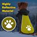 Kpuplol Hundersmantel | Waterproof Dog Raincoat with Hood & Reflex Stripes | Ultra-Light Breathable Dog Jacket for Small Medium & Large Dogs | Outdoor Hiking M Black/Yellow - Buy Online on GoSupps.com