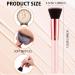Tanlade 10 Pcs Flat Top Foundation Brush Set - Perfect Bachelorette Party Favors & Wedding Makeup Tools - Dense Blush Brush for Flawless Liquid & Cream Application (Pink - Buy Online on GoSupps.com