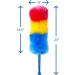 23 inch Rainbow Static Duster - Electrostatic Feather Duster for Effortless Dusting - Buy Online on GoSupps.com