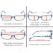 Eyekepper 5 Pack Computer Glasses - Blue Light Filter +0.50 - Prevent Digital Eye Strain - International Shipping - Buy Online on GoSupps.com