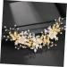 Housoutil Rhinestone Pearl Hair Comb Floral Hair Clip Hair Jewels for Women Floral Headpiece Wedding Hair Clips Rhinestone Headpiece for Women French Combs The Side Bride White Accessories - Buy Online on GoSupps.com