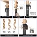 Rotating Curling Iron 5 Temperature 1 1/4 in Automatic Curling Iron Dual Voltage 360 Rotating Hair Curler Travel Auto Hair Curling Wands 1H Auto-Off & 30s Fast Heat Self Curler Hair Styling Tools Black - Buy Online on GoSupps.com