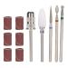 5-Part Nail Drill Grinding Head Set | Premium Nail Art & Manicure Tools for Beauty Salons & Home | Dead Skin Removal Accessories - Buy Online on GoSupps.com