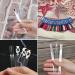Doduos 100 Pieces Nail Art Display Tips Sticks - Transparent Nail Polish Color Card Plates for DIY Nail Art & Nail Studios - Buy Online on GoSupps.com