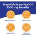 MapleLife Nutrition - Harp Seal Oil 1000mg - DPA EPA DHA - Rich Source of Omega-3 Fatty Acids - Maintain Cardiovascular Health - Improve Brain & Cognition - Reduce Imflammation - Maintain Joint Health - 180 Softgels 180 count (Pack of 1) - Buy Online on GoSupps.com