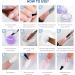LIONVISON Acrylic Nail Kit - White Pink Nude French Nail Art Set for Easy DIY Manicures at Home and Salon - No UV/LED Needed - Buy Online on GoSupps.com