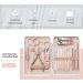 Sadodo Professional 18PCS Manicure Set Nail Clippers Grooming Kit - Rose Gold - Buy Online on GoSupps.com