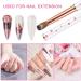 Yasterd 100% Pure Kolinsky Size 10 Acrylic Nail Brush with Pink Rhinestone Metal Handle - Professional Manicure Tool for Acrylic Application - Buy Online on GoSupps.com