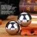 2-Piece 50mm Solid 304 Stainless Steel Hand Balls for Rehabilitation & Fitness - Massager for Effective Exercise - Buy Online on GoSupps.com