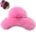 Large Fluffy Plush Hair Claw Clip for Women Winter Fluffy Fuzzy Hair Clips Non-slip Hair Jaw Clips Barrettes for Thick Long Hair