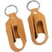 Asthma Inhaler Holder Inhaler Case Inhaler Carrying Holder Clasp Closure Safety Carabiner Clip 2pcs Portable PU Leather Inhaler Protective Holder (Turmeric) - Buy Online on GoSupps.com
