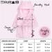 Lora Dora Baby Girls Pink Hooded Fleece Dressing Gown 6-12 Months - Buy Online on GoSupps.com